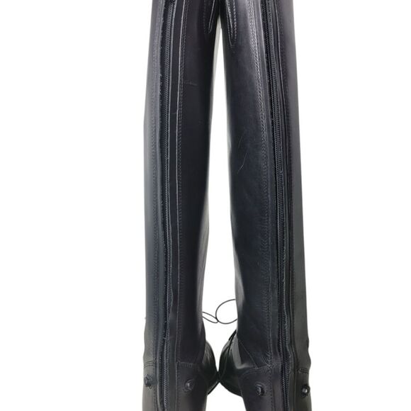 Ariat Heritage Equestrian 5501 Women's Riding Boots Size 9 Black Leather Back Zi - Picture 4 of 9